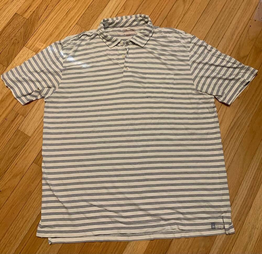 Peter Millar Men's XL Striped Polo Shirt